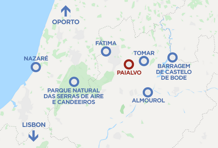 Mapa de Paialvo